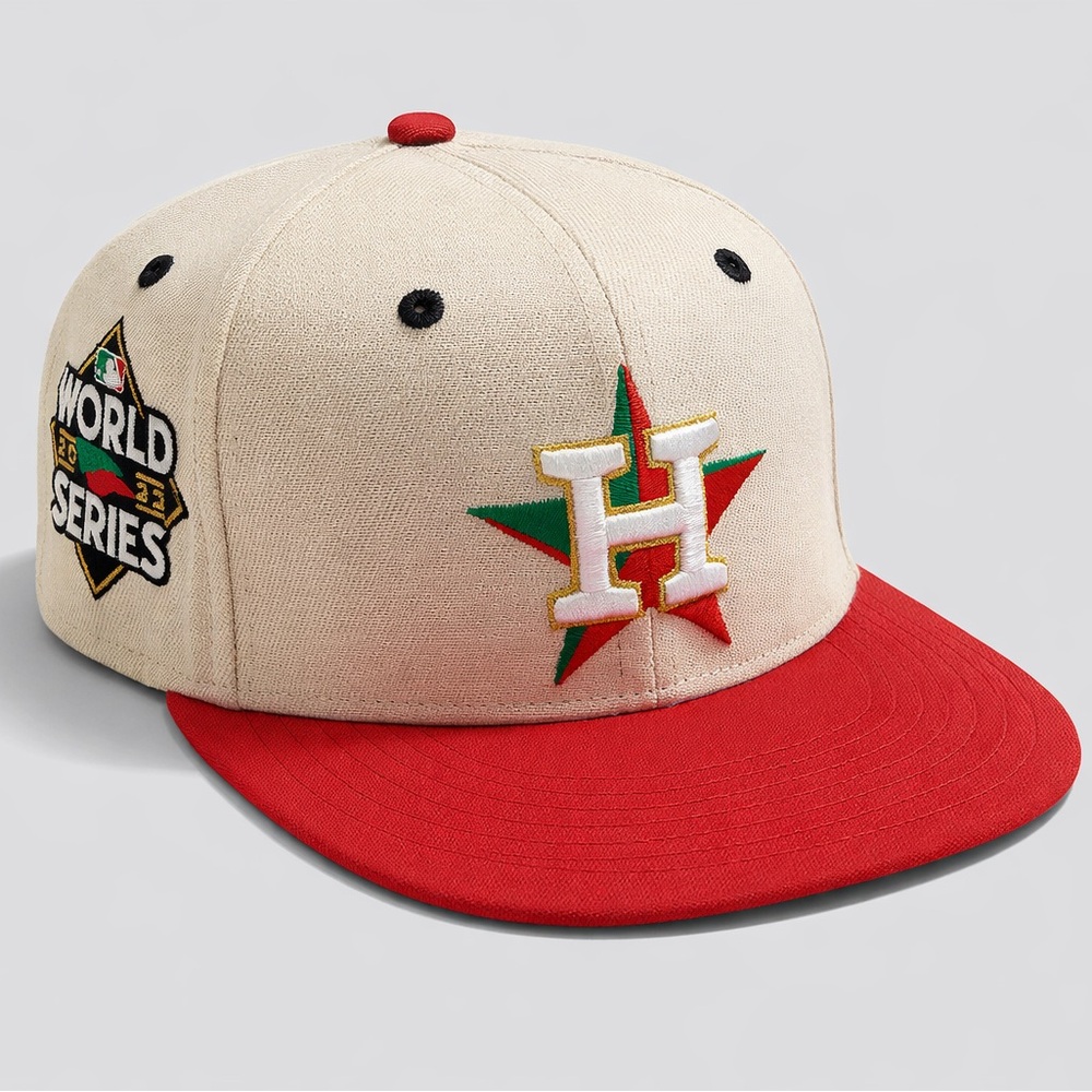 Bee Fly World Series 2022 Cream and Red Hat